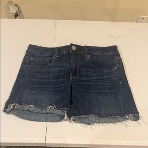 American Eagle Outfitters Dark Blue Jean Shorts